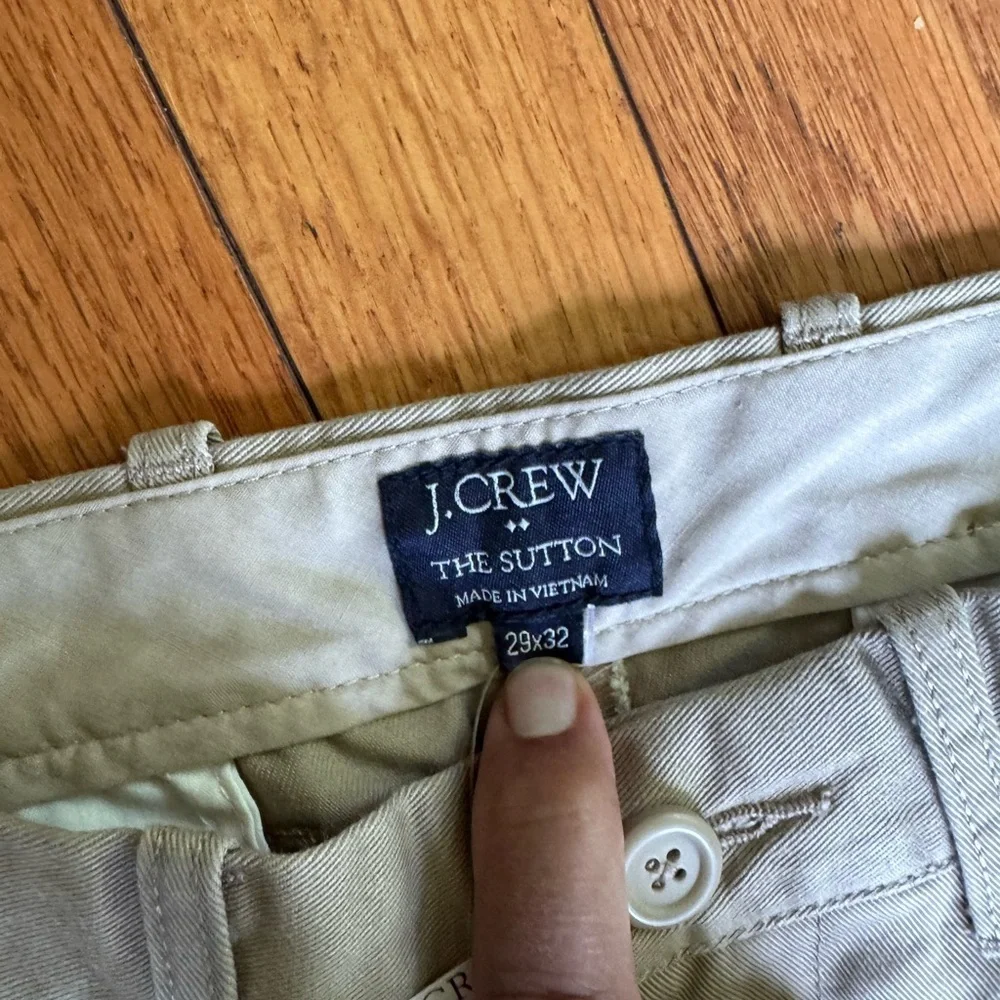J. Crew Tan Chinos Classic Straight-Leg Cotton,💙29W, 32L💙
